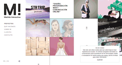 Desktop Screenshot of matilda-interactiva.com